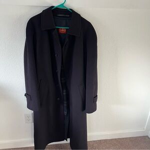 Vintage Salko Men's Small Australian Wool Trench Coat